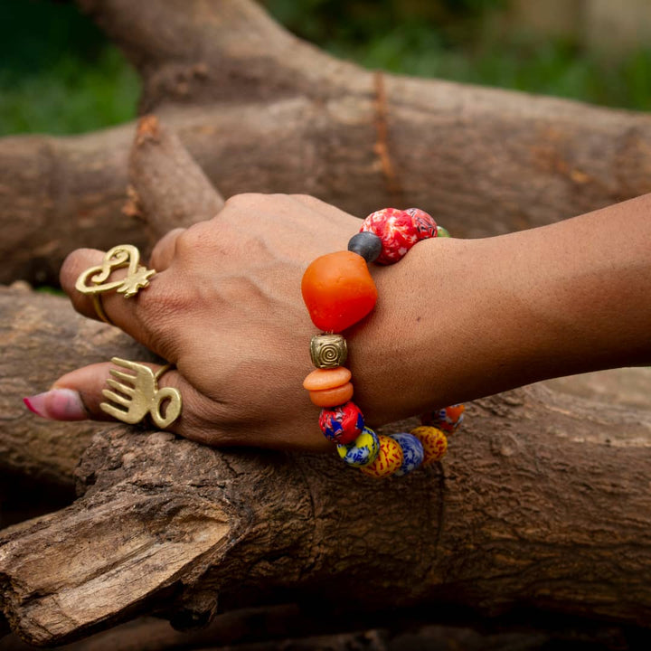 "Dzɔlɔ"- One of a Kind Bracelet-Fitaa