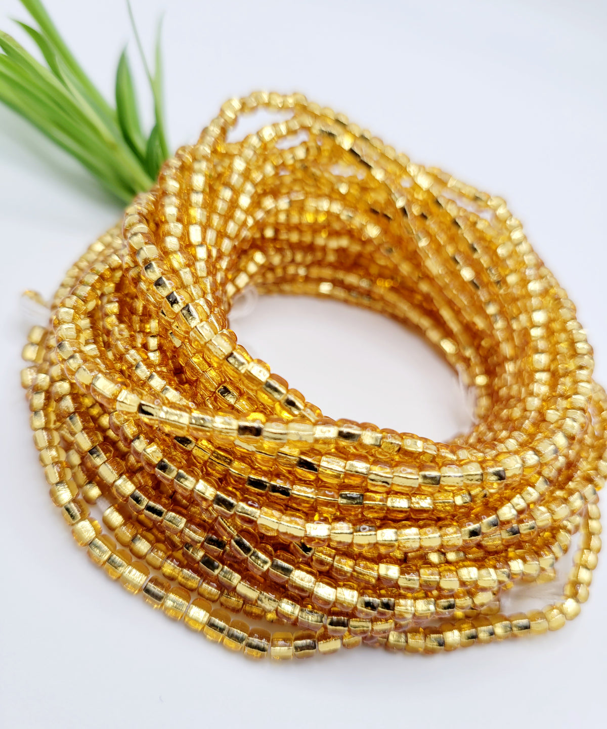 Ghana Waist Beads | "Sika Futuru" Gold Dust | Ayebea's Sankofa