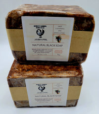 Raw Shea Butter Black Soap-9oz
