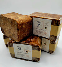 Raw Shea Butter Black Soap-9oz