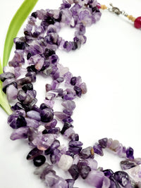Recycled Glass Necklace | Ami Statement Necklace | Ayebea's Sankofa