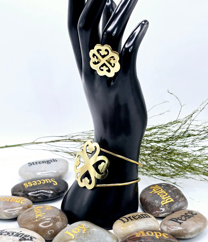 Messingarmbänder-Adinkra-Symbole