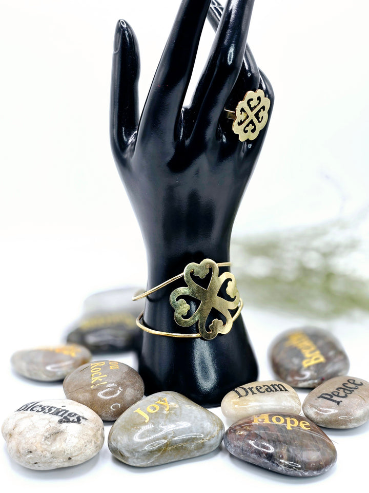 Messingarmbänder-Adinkra-Symbole