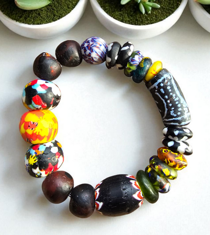 Krobo Kaleidoscope-BLK Chevron