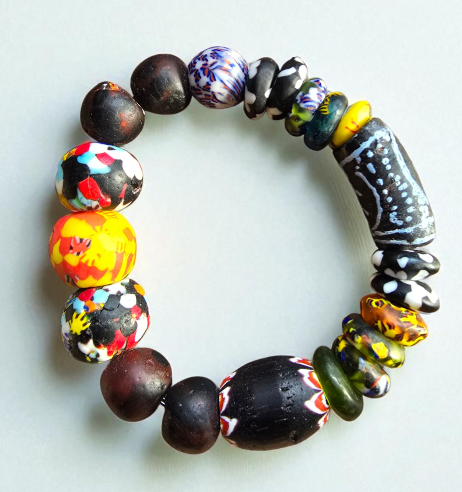 Krobo Kaleidoscope-BLK Chevron