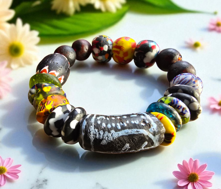 Krobo Kaleidoscope-BLK Chevron
