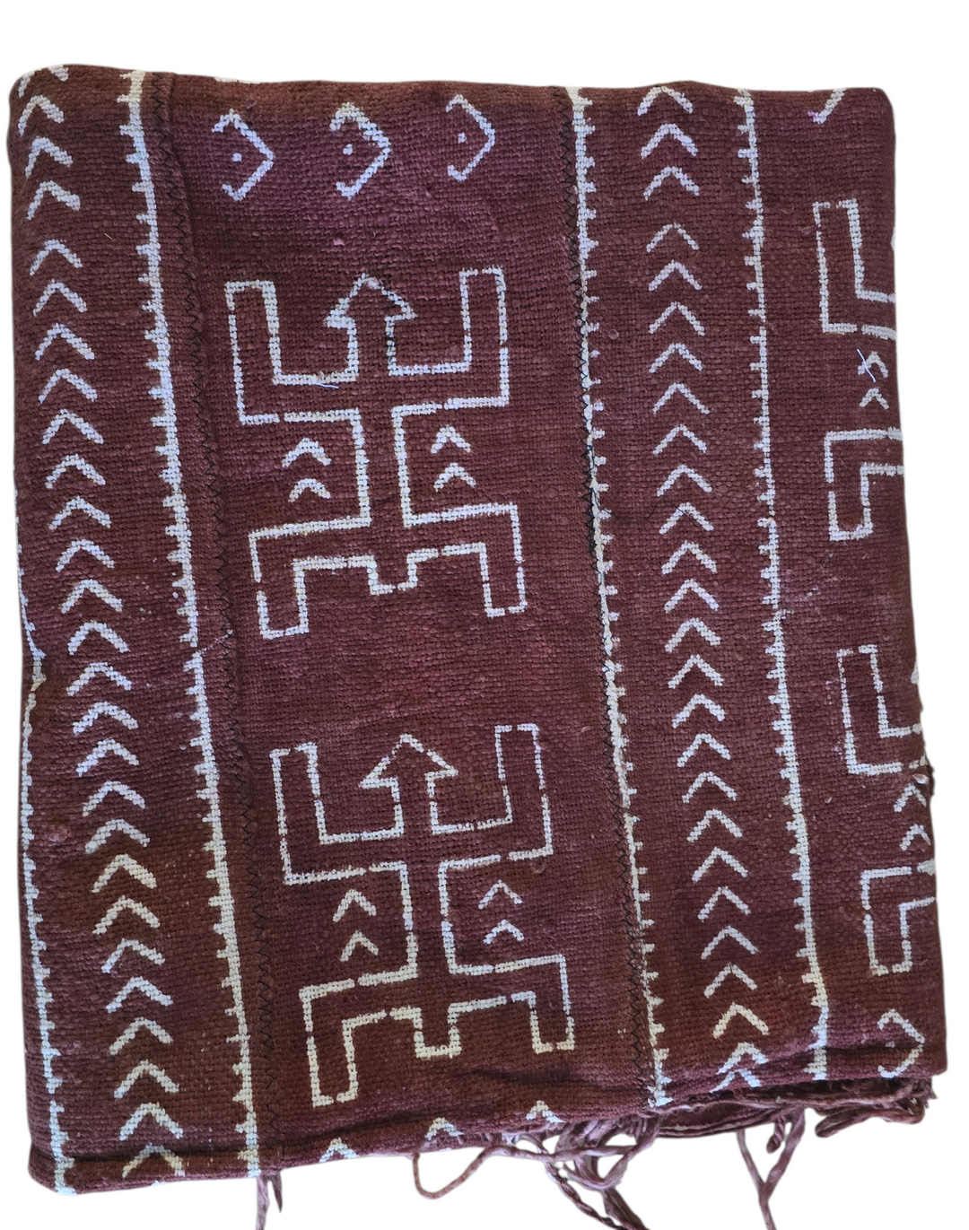 Fair Trade Bogolan Textile – Hand-Painted African Fabric for Sustainable Home Décor