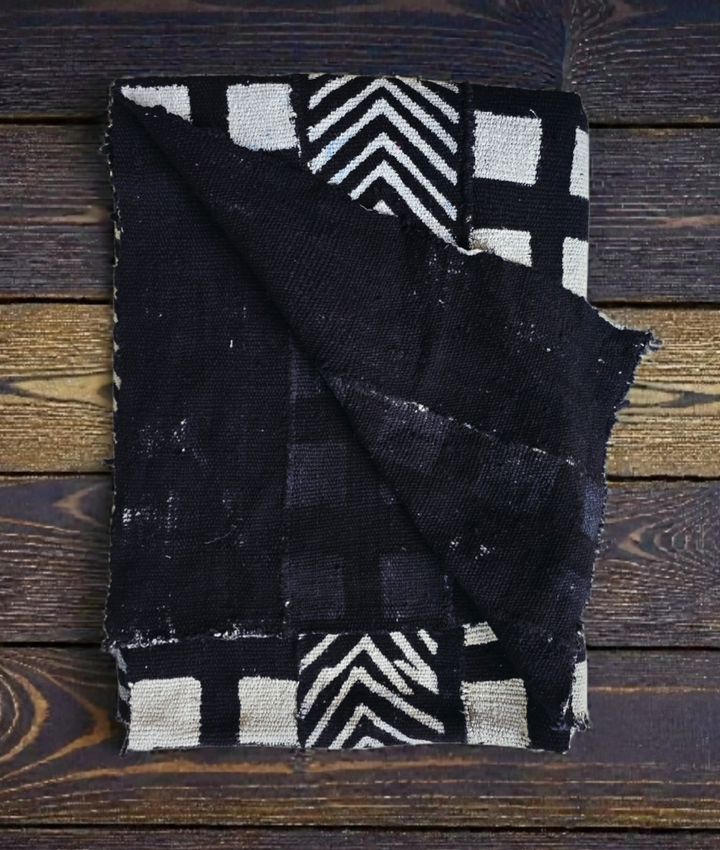 Fair Trade Bogolan Textile – Hand-Painted African Fabric for Sustainable Home Décor