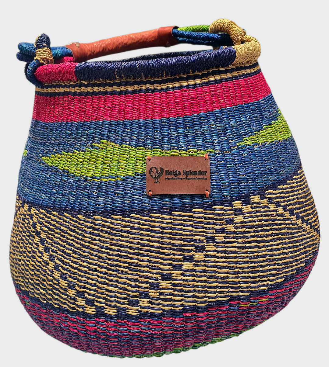 Bolga Pot Basket – Handwoven by the Women of Ayebase