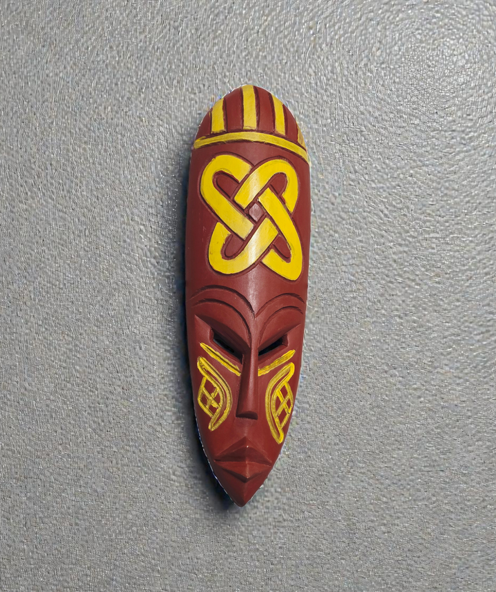 Adinkra handgeschnitzte afrikanische Maske