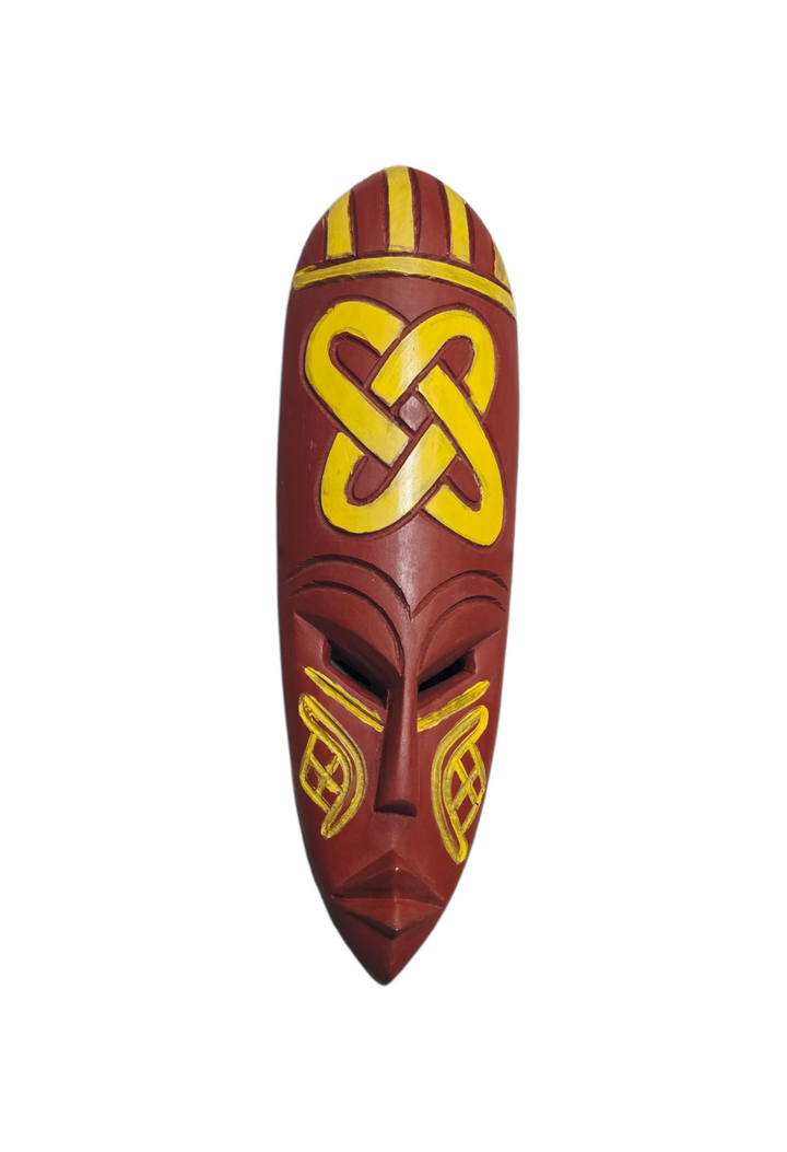 Adinkra handgeschnitzte afrikanische Maske