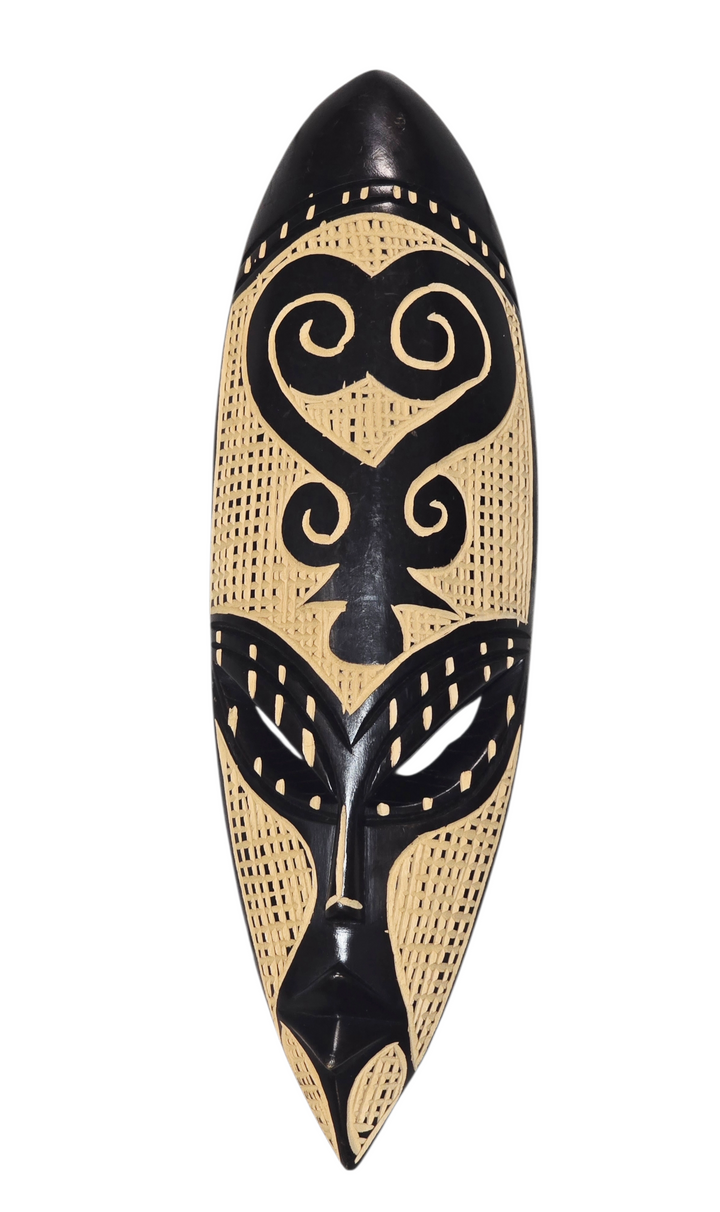 Adinkra handgeschnitzte afrikanische Maske