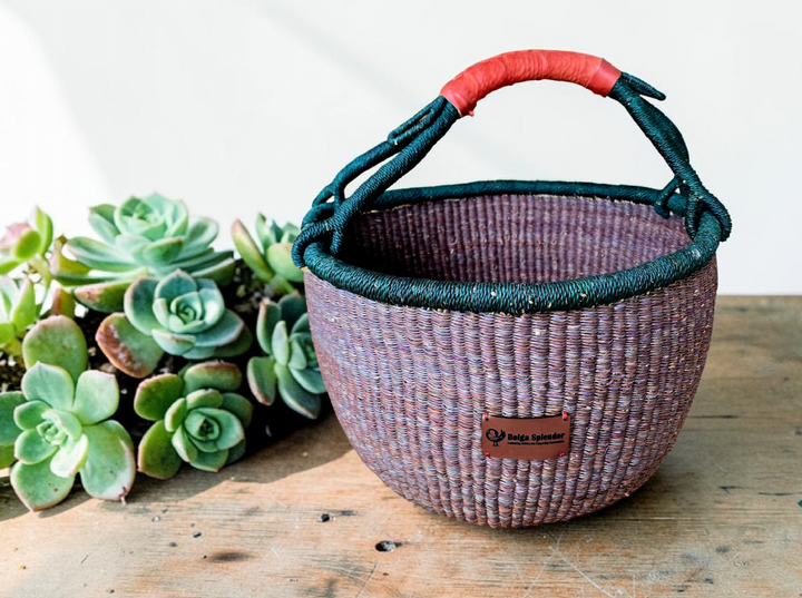 Azumah-Handwoven Bolga Basket – Fair Trade