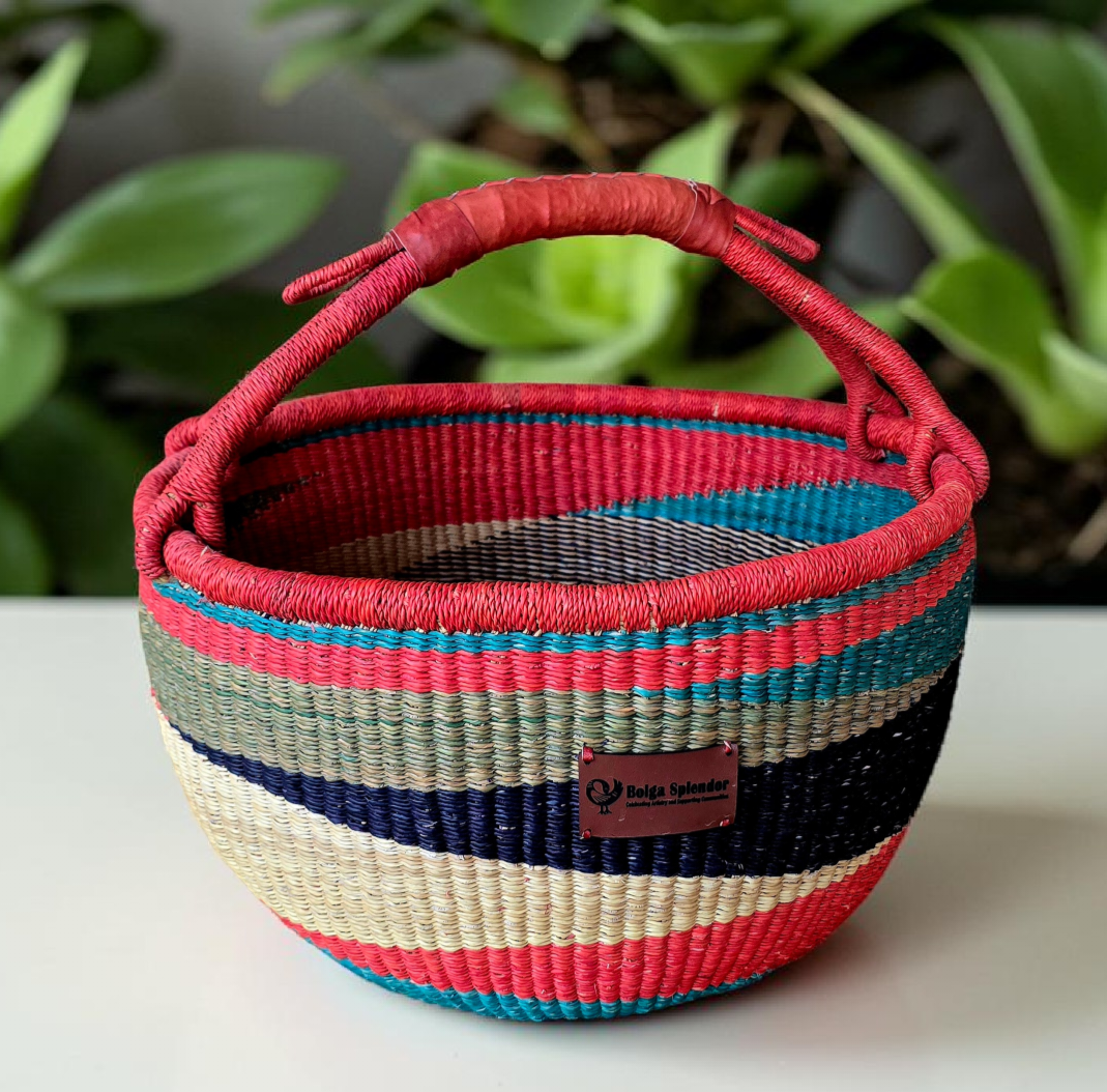Teni-Handwoven Bolga Basket – Fair Trade