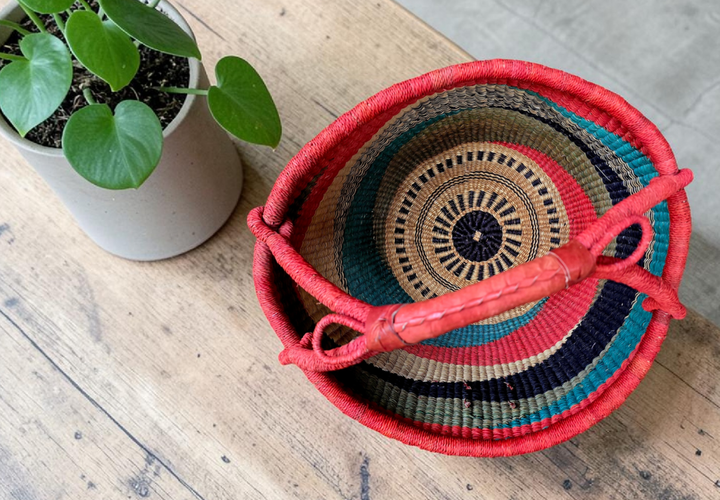 Teni-Handwoven Bolga Basket – Fair Trade
