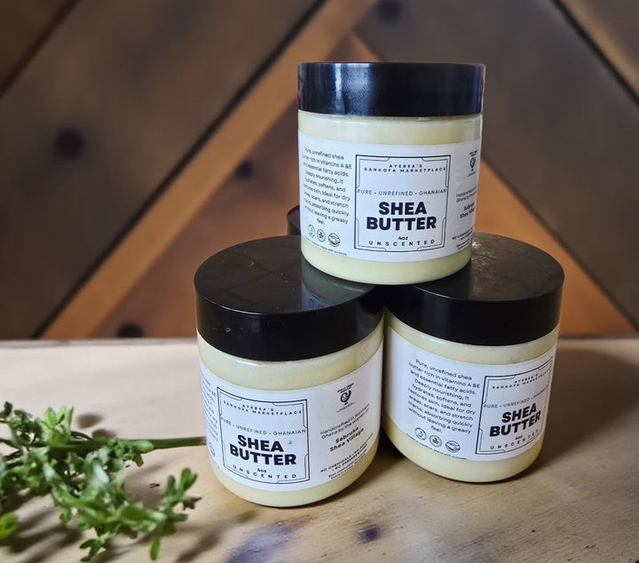 Shea Butter- 100% Pure and Unrefined Ghanaian 4oz