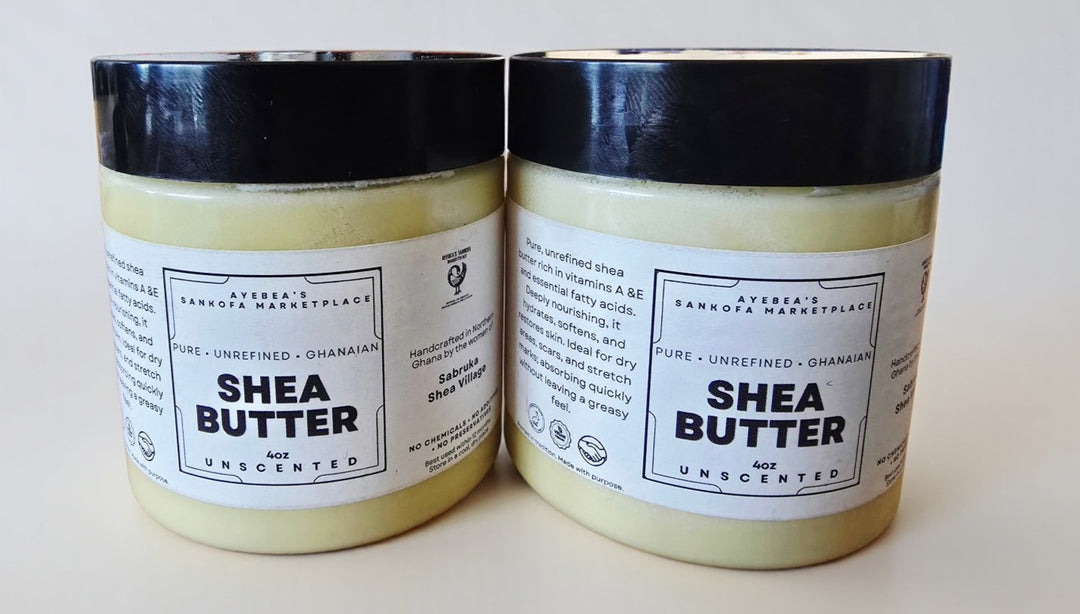 Shea Butter- 100% Pure and Unrefined Ghanaian 4oz