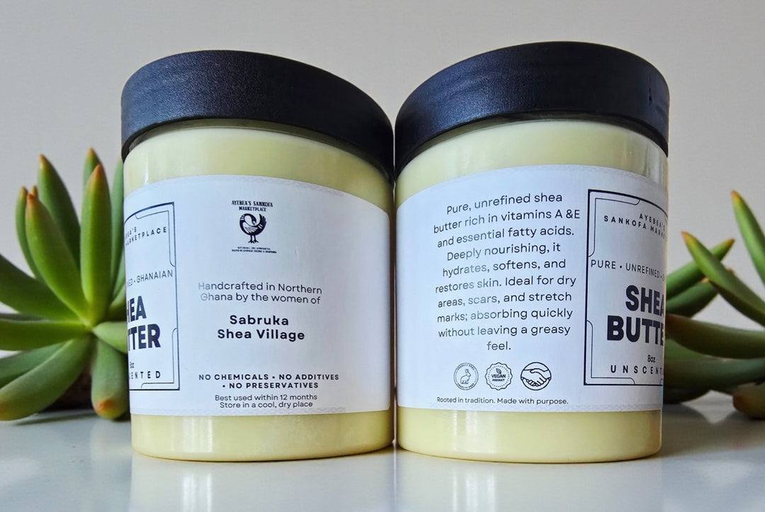 Shea Butter- 100% Pure and Unrefined Ghanaian 8oz