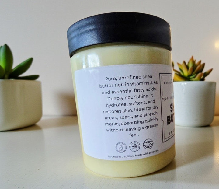 Shea Butter- 100% Pure and Unrefined Ghanaian 8oz