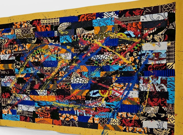 Threads of Legacy | Recycled Textile Art