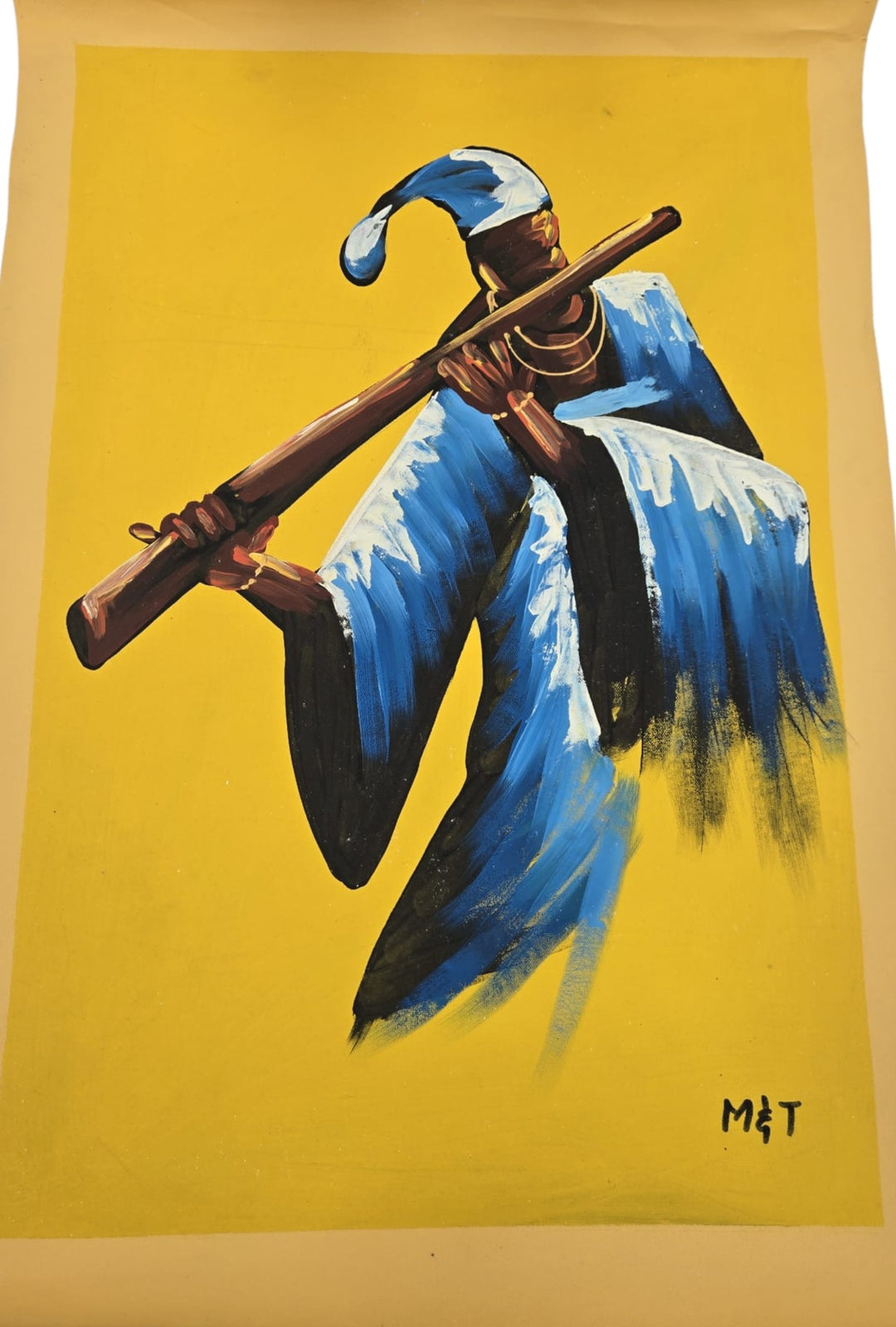 The Keeper of Stories | Original Ghanaian Figurative Painting