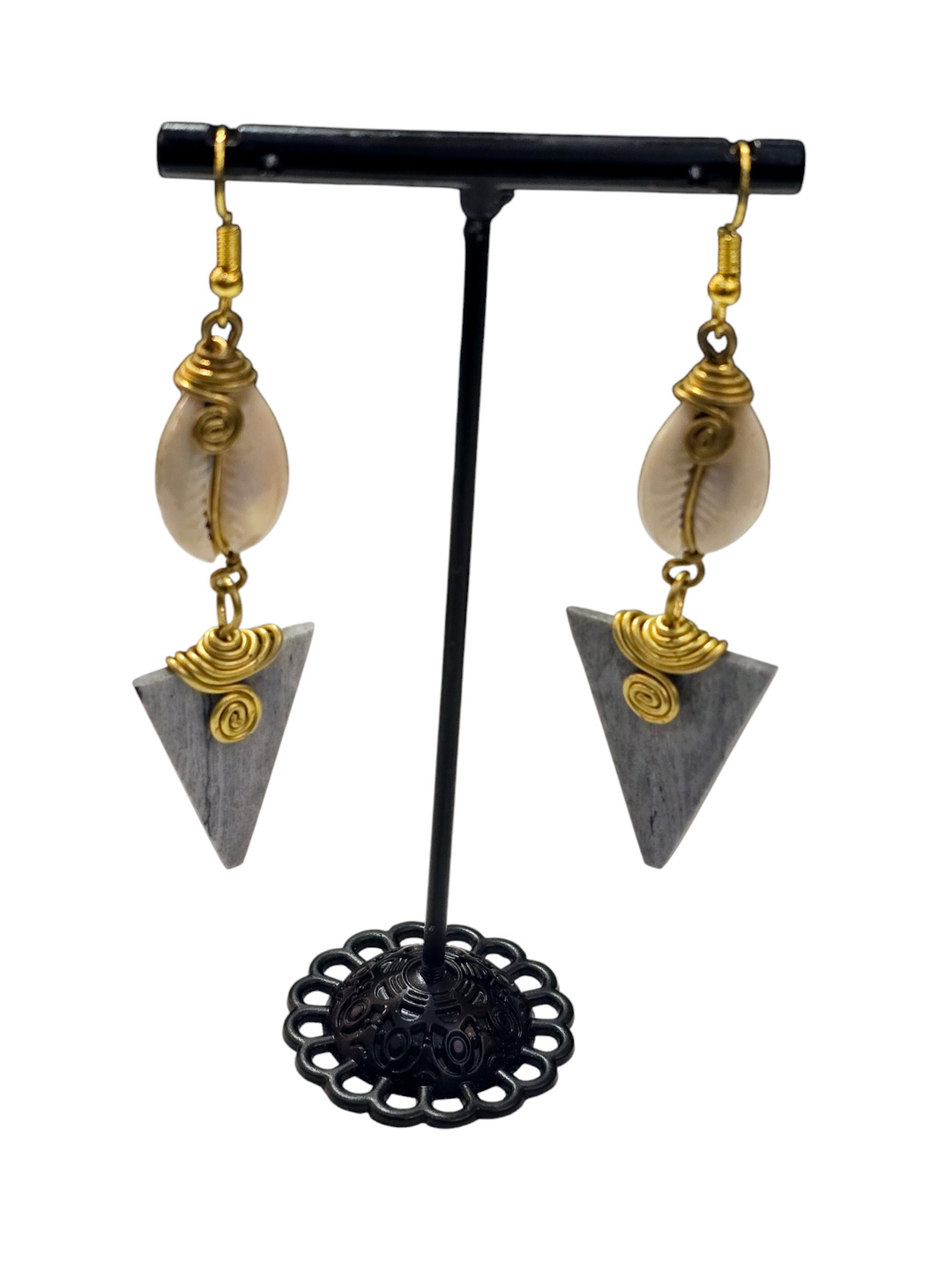 African Dangling Drop Statement Earrings