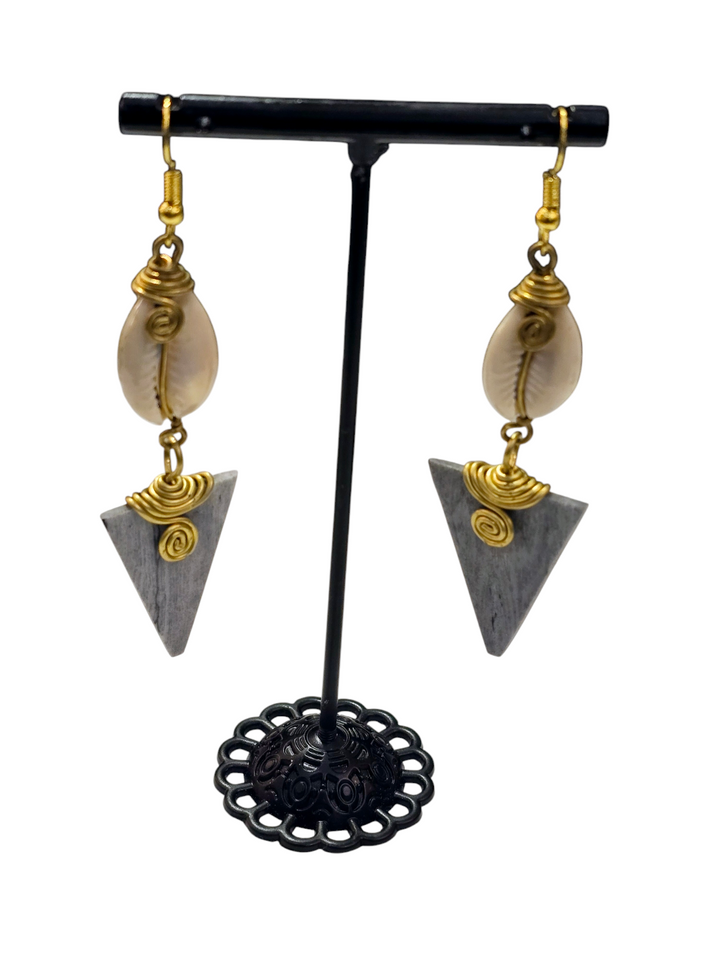African Dangling Drop Statement Earrings