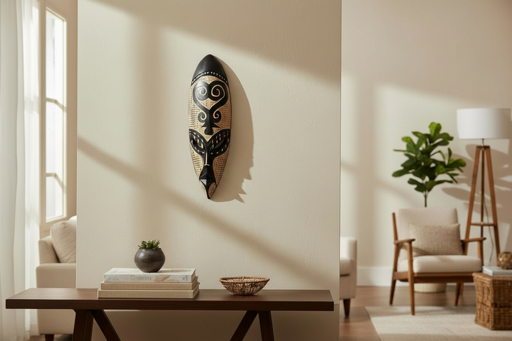 Adinkra handgeschnitzte afrikanische Maske