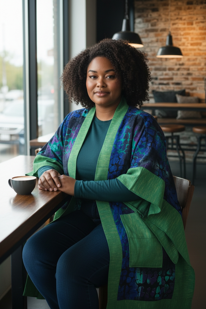 Regal Kente Kimono