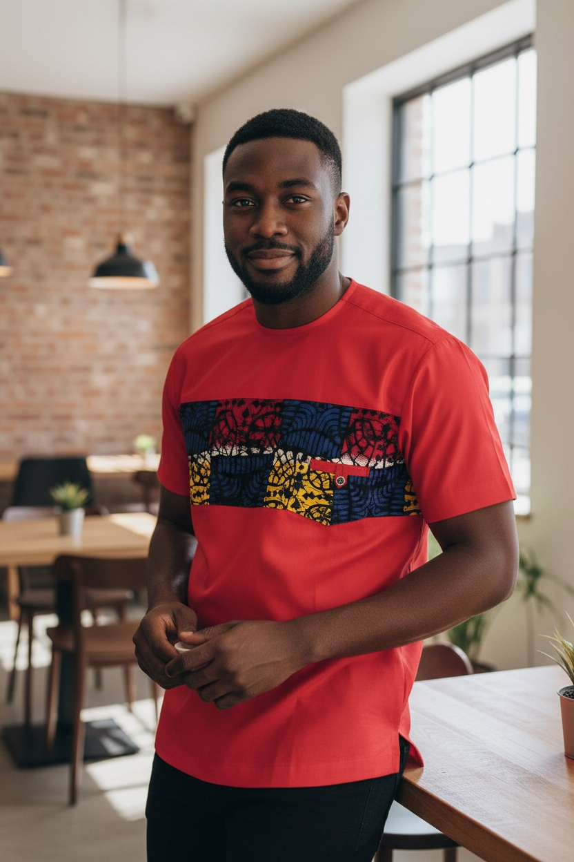 Bepowso Men's Shirt