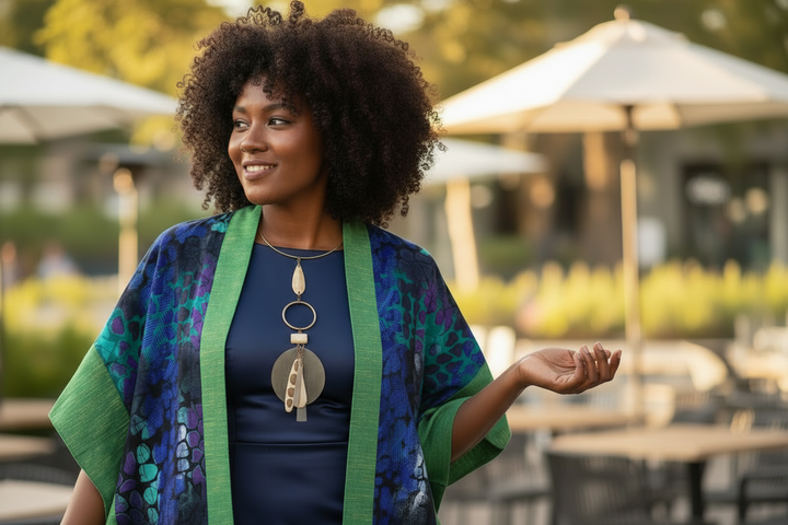 Regal Kente Kimono