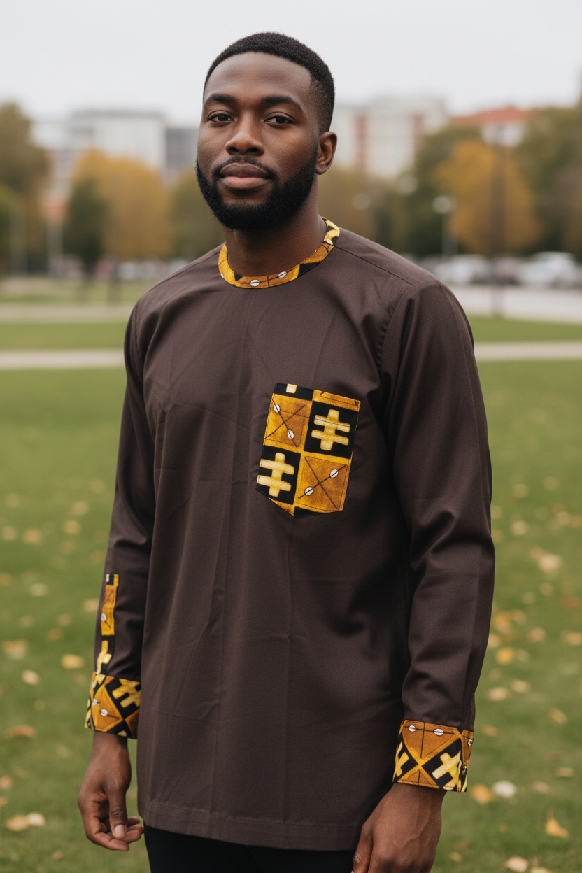 Bepowso Men's Shirt