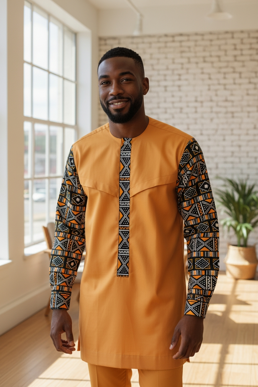 Bepowso Men's Shirt