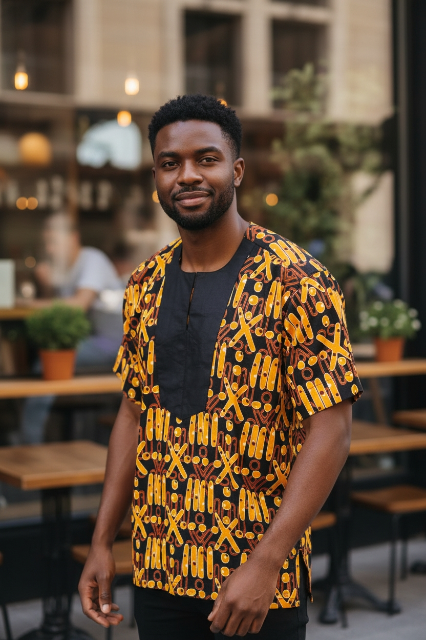 Bepowso Men's Shirt