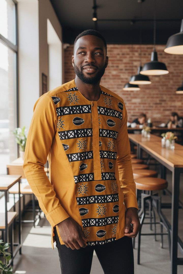 Bepowso Men's Shirt