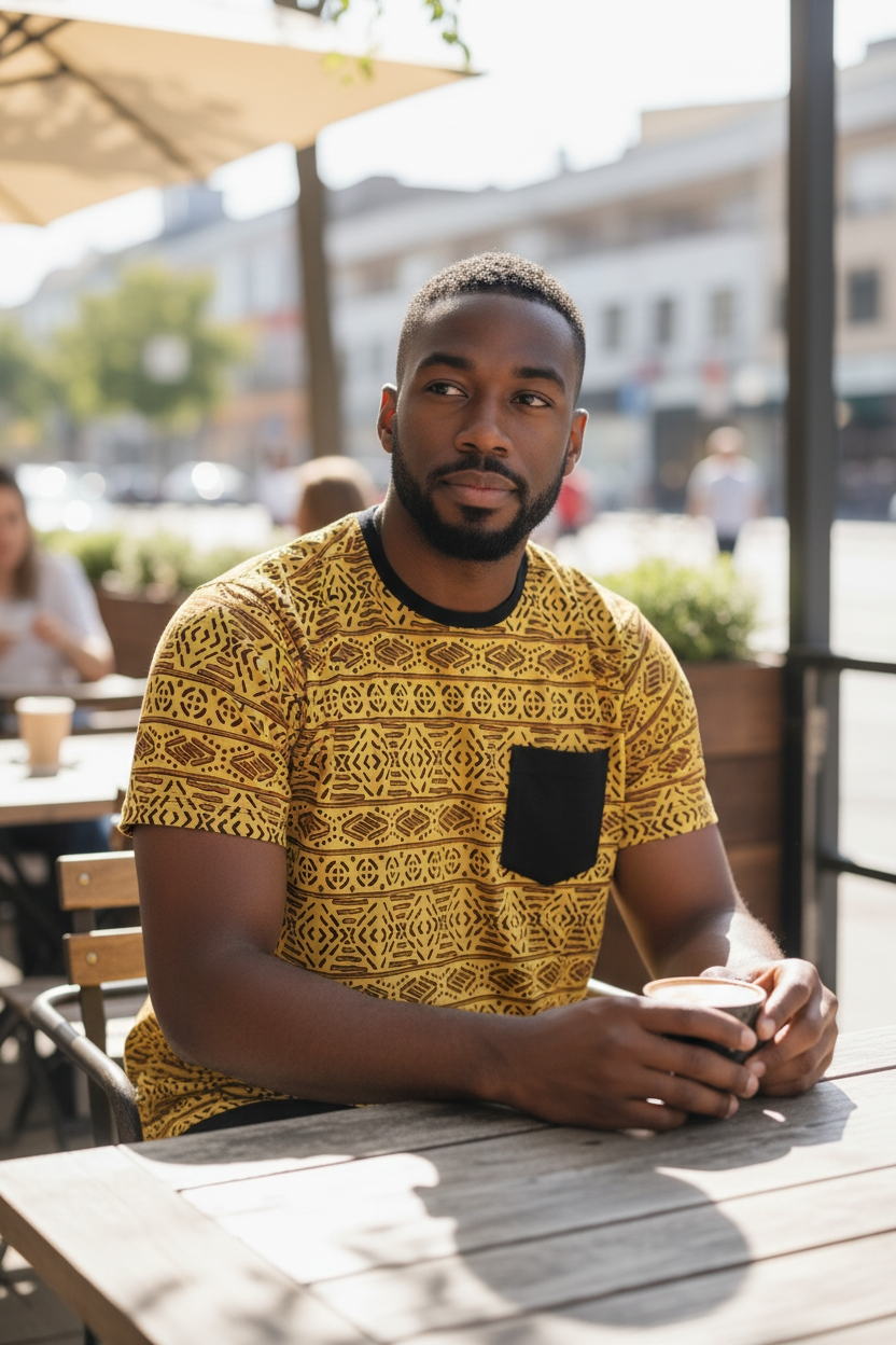 Bepowso Men's Shirt