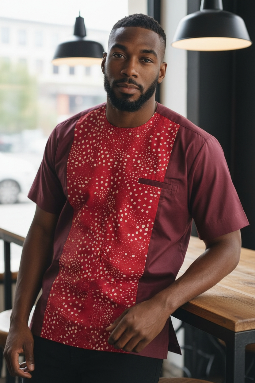 Bepowso Men's Shirt