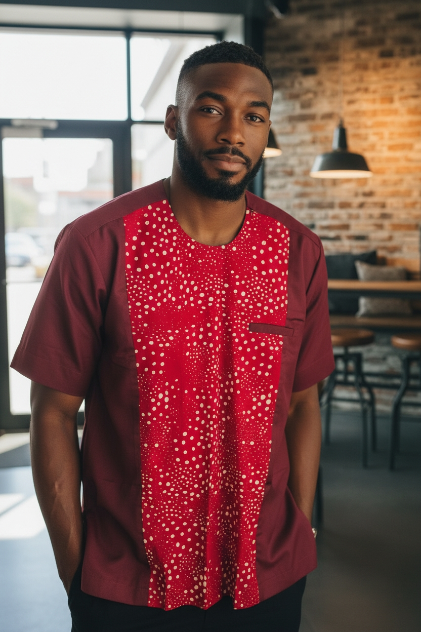 Bepowso Men's Shirt