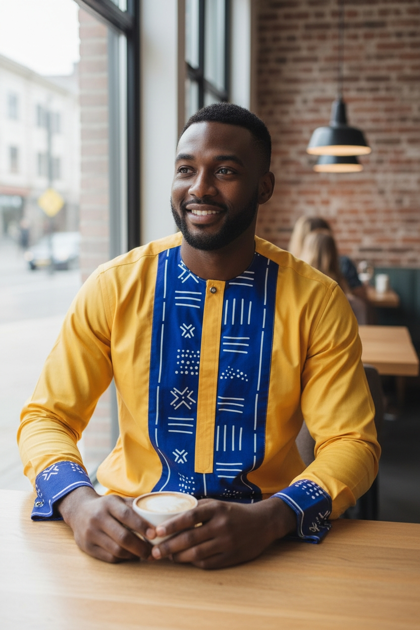 Bepowso Men's Shirt