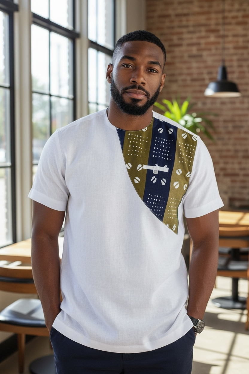 Bepowso Men's Shirt