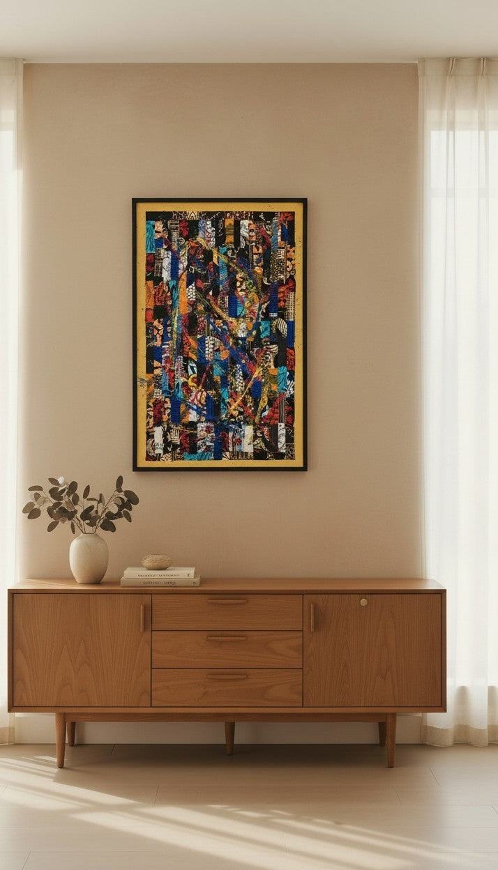 Threads of Legacy | Recycled Textile Art