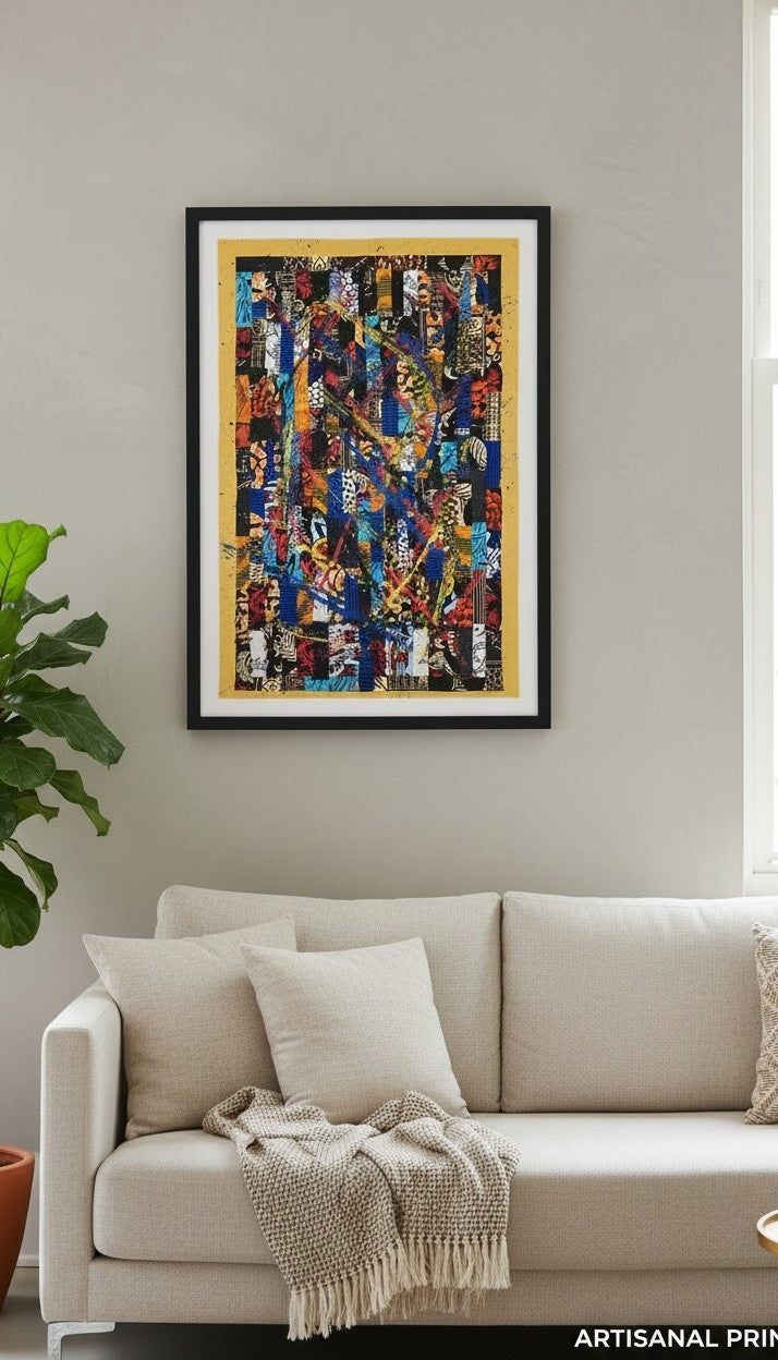 Threads of Legacy | Recycled Textile Art