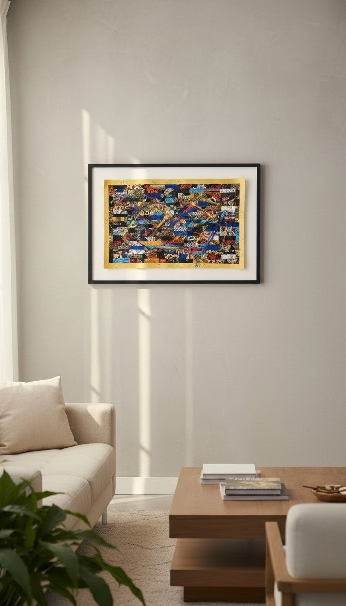 Threads of Legacy | Recycled Textile Art