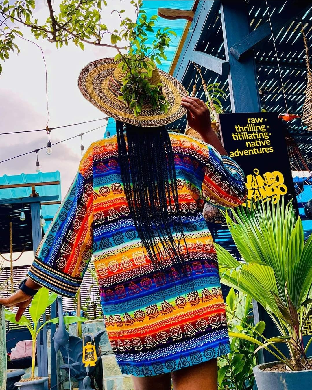 African Print Kimono | mSimps Ankara Fabric Kimono | Ayebea's Sankofa