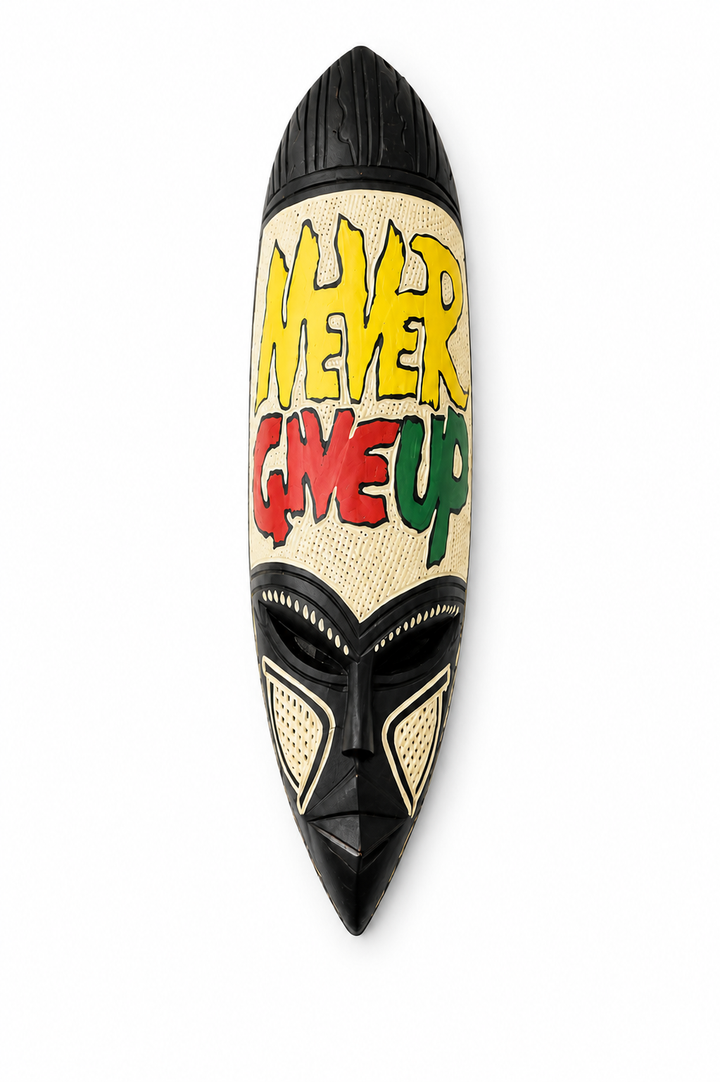 Adinkra handgeschnitzte afrikanische Maske