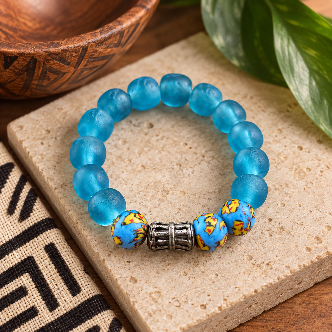 "Dzɔlɔ"- One of a Kind Bracelet-Tumtum ni Fitaa