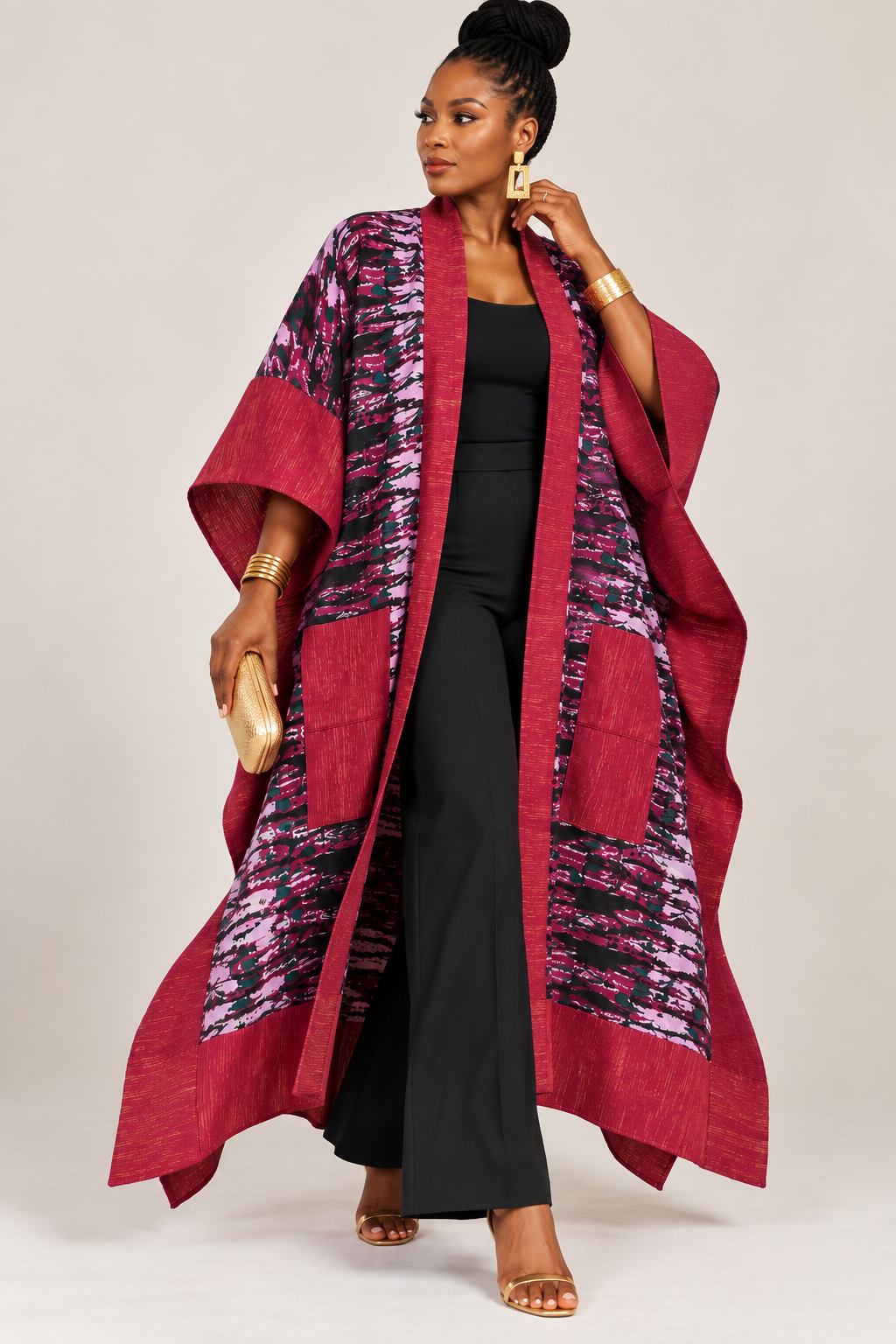 Regal Kente Kimono