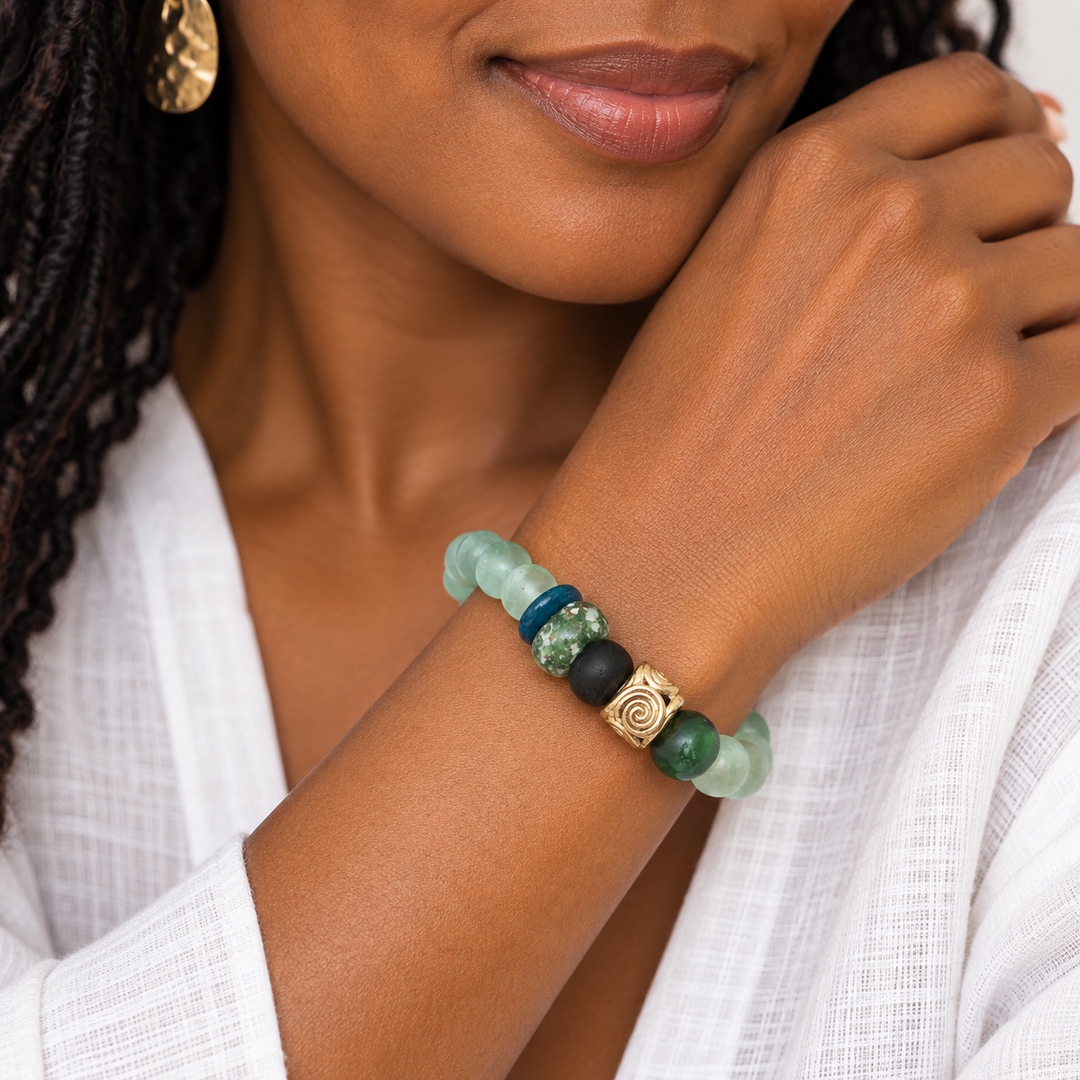 "Dzɔlɔ"- One of a Kind Bracelet-Memen