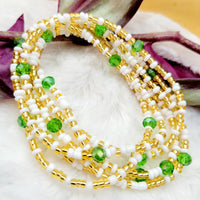 African Beads Anklet | AKLER Wrap Anklets | Ayebea's Sankofa