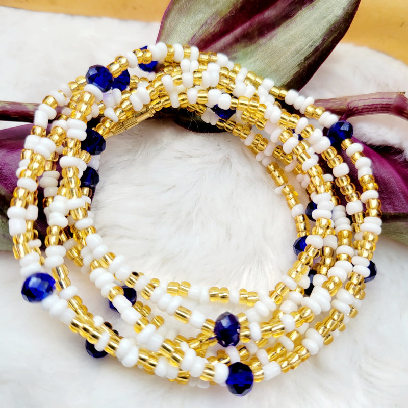 African Beads Anklet | AKLER Wrap Anklets | Ayebea's Sankofa